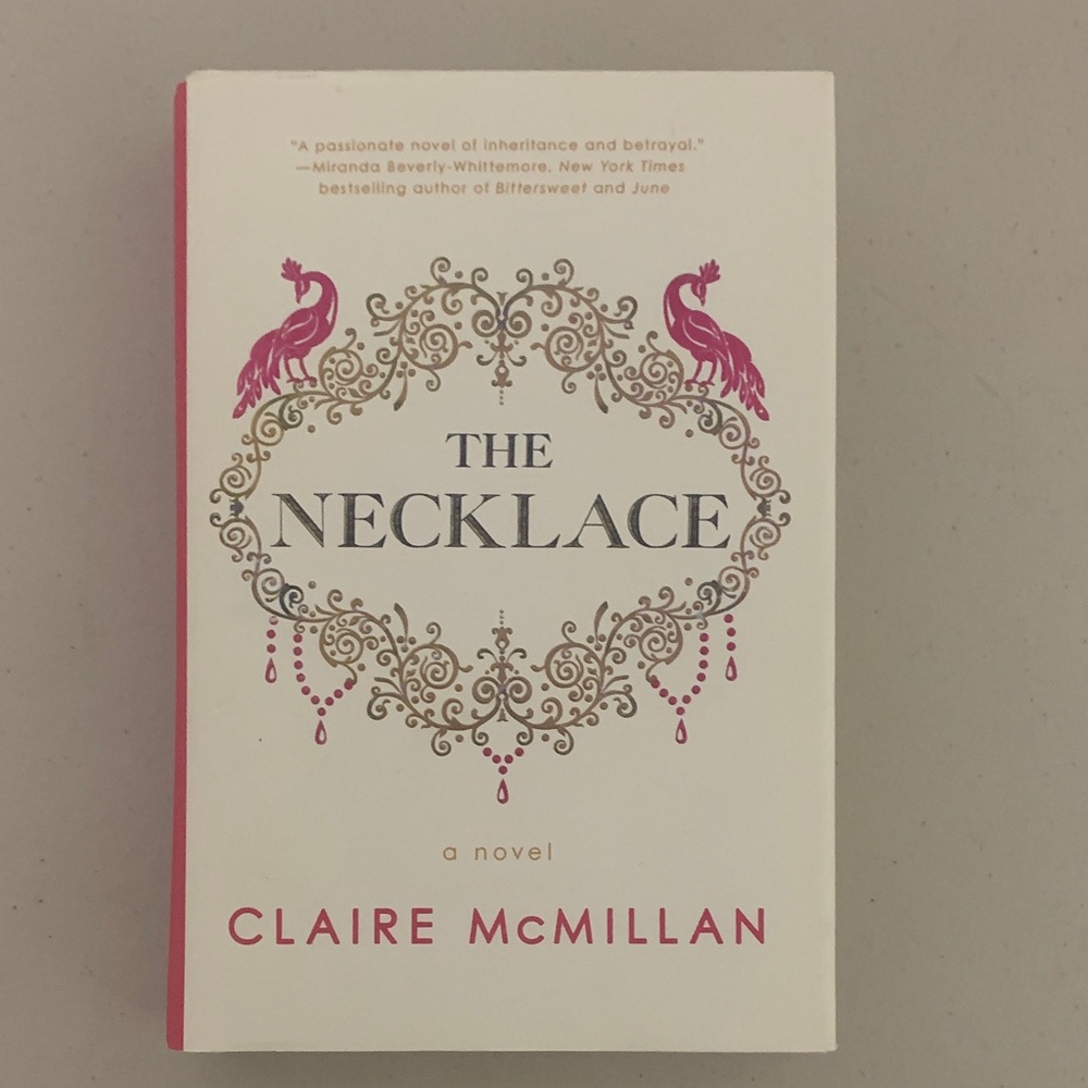 The Necklace Written By Claire McMillan Hardcover Book